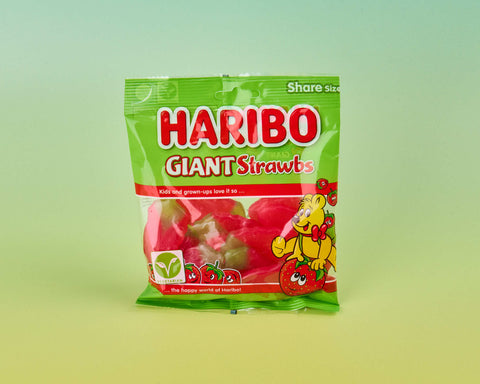 Haribo Giant Strawbs - Share Bag