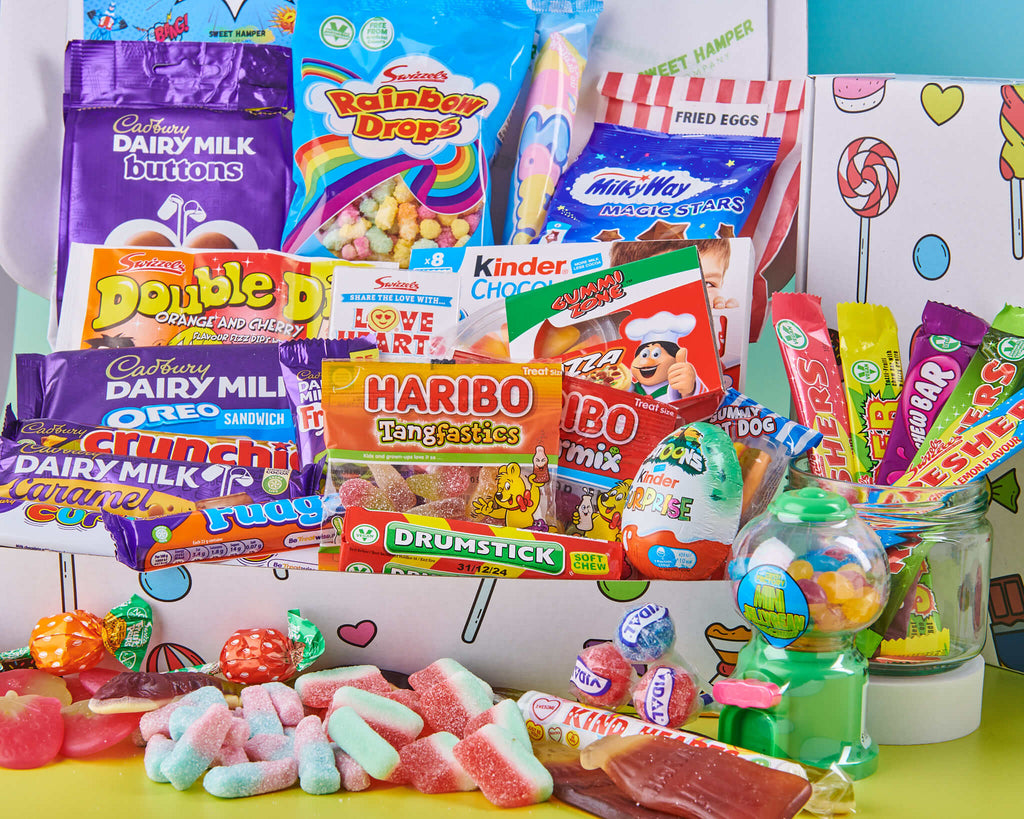 Retro Sweets Gift Box Up To 1.4KG | Personalised Hamper Filled With Pick N Mix | Birthday Gift, Anniversary Gift, Thank You! Free Postage