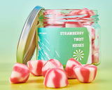 Strawberry Twist Kisses - Small Jar