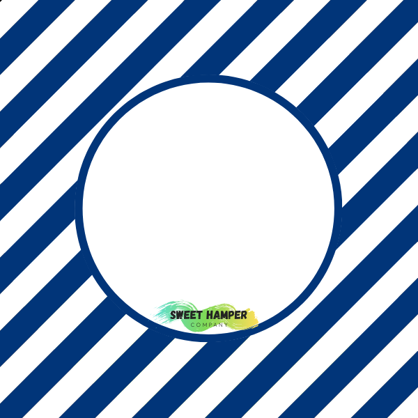 Blue Stripe Sticker