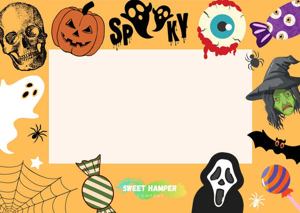 Orange Halloween Card